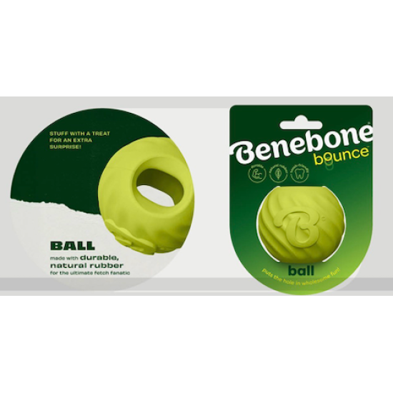 Benebone Rubber Toys-Kauwspeeltje-Bounce Ball  S