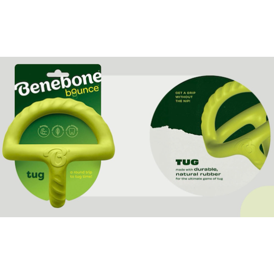 Benebone Rubber Toys-Kauwspeeltje-Bounce Tug M  S