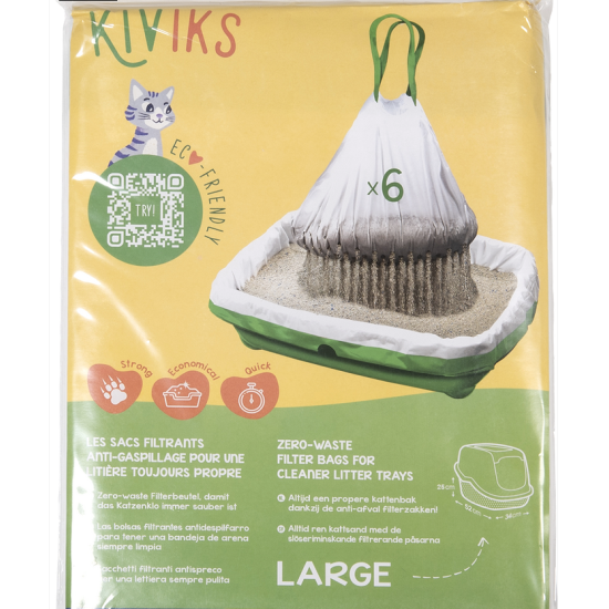 KIV FILTER BAGS Filterzakken-L34x52x25cm
