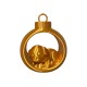 3D print Christmas Slumber Dog in Ornament