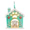 3D print Christmas Ornament Dog House Paw Green