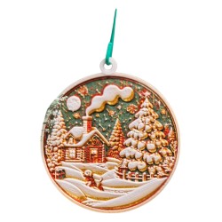 3D print Christmas Ornament Hueforge Colour House