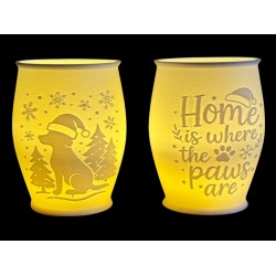3D print Christmas Tealight Lamp Home Dog Pos.