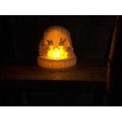 3D print Christmas Winter Forest Diorama Tealight