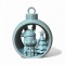 3D print Christmas Bunny Tree in Ornament