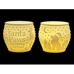 3D print Christmas Tealight Lamp Santa Dog Pos.