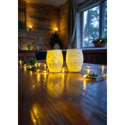 3D print Christmas Tealight Lamp Home Dog Pos.