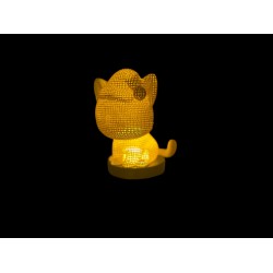 3D print Hollow Christmas Cat Lamp Tealight