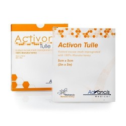 Advancis Activon Tulle, 10 x 10 cm (5 stuks)