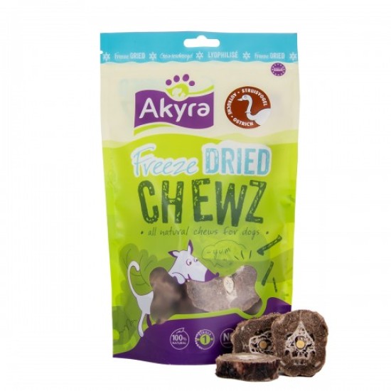 Akyra Freeze Dried Chewz struisvogelnek