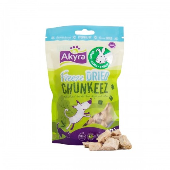 Akyra Freeze Dried Chunkeez konijn