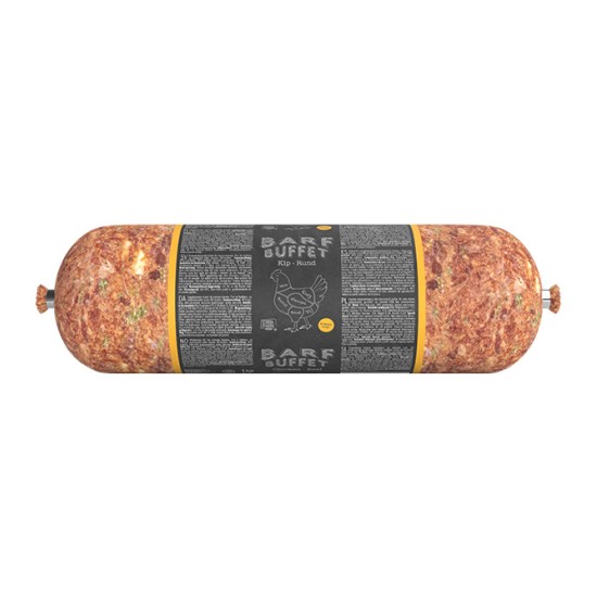 Buffet BARF Poulet Saucisse de bœuf