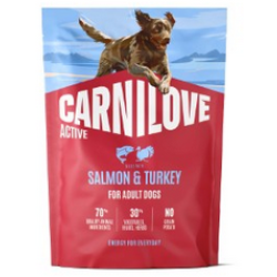 Carnilove Hond Zalm & Kalkoen Adult AB, 1,5 kg