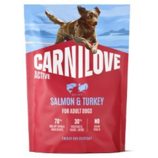 Carnilove Hond Zalm & Kalkoen Adult AB, 1,5 kg