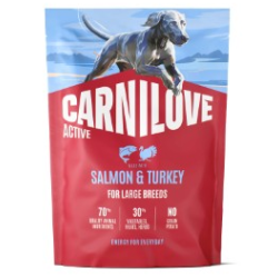 Carnilove Hond Zalm & Kalkoen Adult LB, 1,5 kg