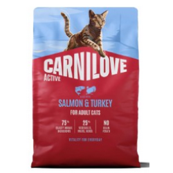 Carnilove Kat Zalm en Kalkoen Adult AB, 2 kg