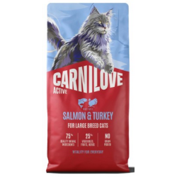Carnilove Kat Zalm & Kalkoen large breed, 6 kg
