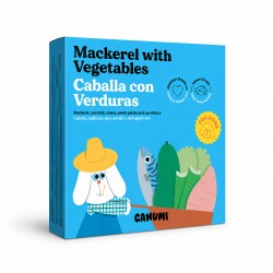 Canumi dog Mackerel with vegetables