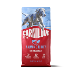 Carnilove Hond Active Zalm & Kalkoen LB