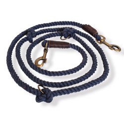 Cooper & Quint Twisted Cotton Verstelbare Riem, Blauw