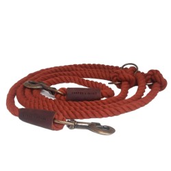 Cooper & Quint Twisted Cotton Verstelbare Riem, Rood