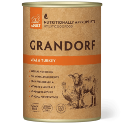 Grandorf Natvoer Veal & Turkey Adult