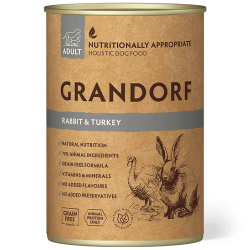 Grandorf Natvoer Rabbit & Turkey Adult