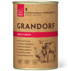 Grandorf Natvoer Beef & Turkey Adult