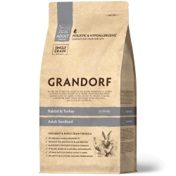 Grandorf Cat Rabbit & Turkey Adult Sterilized