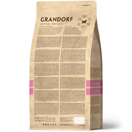 Grandorf Cat Lamb & Turkey Kitten, 400 g