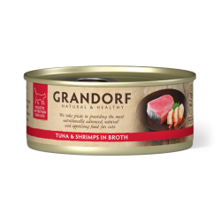 Grandorf Cat Wet Tuna Fillet & Shrimps