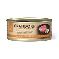Grandorf Cat Wet Tuna Fillet & Chickenbreast