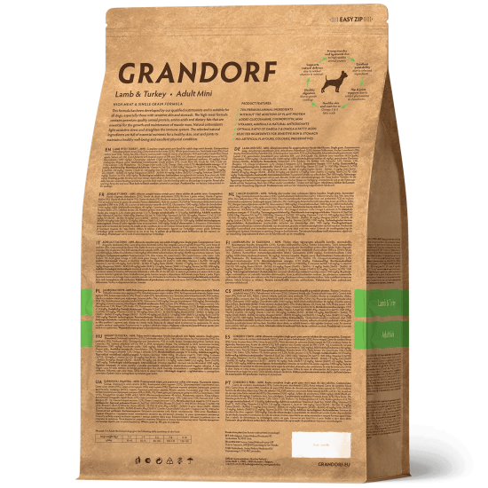 Grandorf Lamb & Turkey Adult Mini, 1 kg