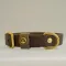 Gula Biothane Halsband Bruin