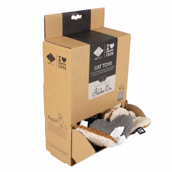 Assortiment de cœurs en peluche Stella I Love Happy Cats