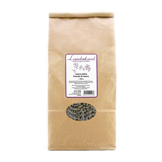 Lunderland Luzerne pellets, 800 g