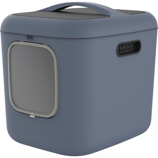Rotho My Pet Cat Toilet Biala XL, horizon blue