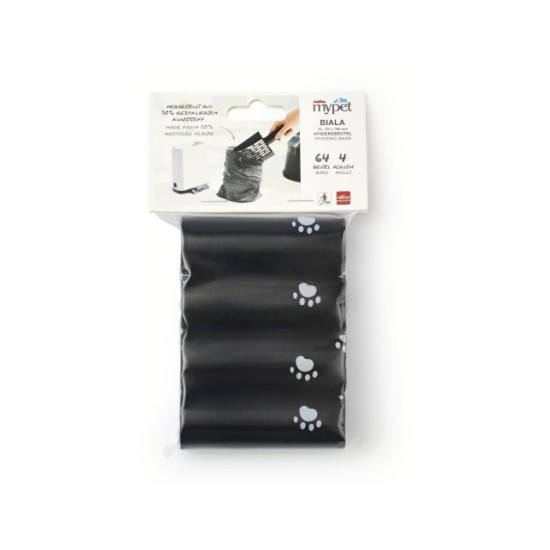 Rotho My Pet Hygiene bags Biala Black 4 x 16 pcs