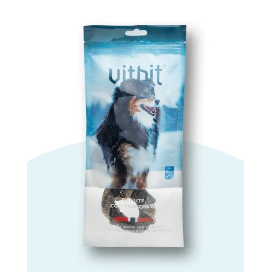 Vitbit Dog Donuts Cod Skin Chew