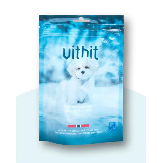 Vitbit Tornadogs Mini Cod Skin Chew