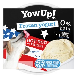 YowUp Frozen Yoghurt Hot Dog Cheese