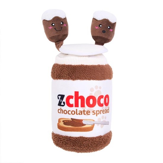Zippy Paws Bungee Burrow Chocolate Spread Jar