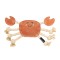 Zippy Paws EcoZippy Suede Rope Buddies Crab