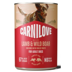 Carnilove Hond Blikvoer Lam & Everzwijn