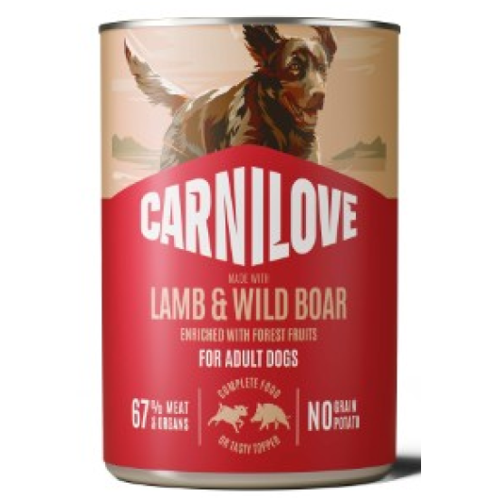 Carnilove Hond Blikvoer Lam & Everzwijn
