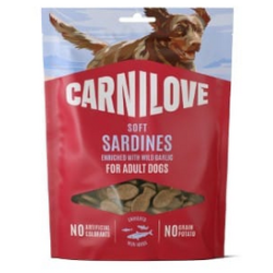 Carnilove Hond Soft Snack Sardines met Look