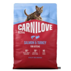 Carnilove Kat Zalm & Kalkoen kittens, 2 kg