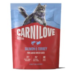 Carnilove Kat Zalm & Kalkoen Adult LB, 400 g