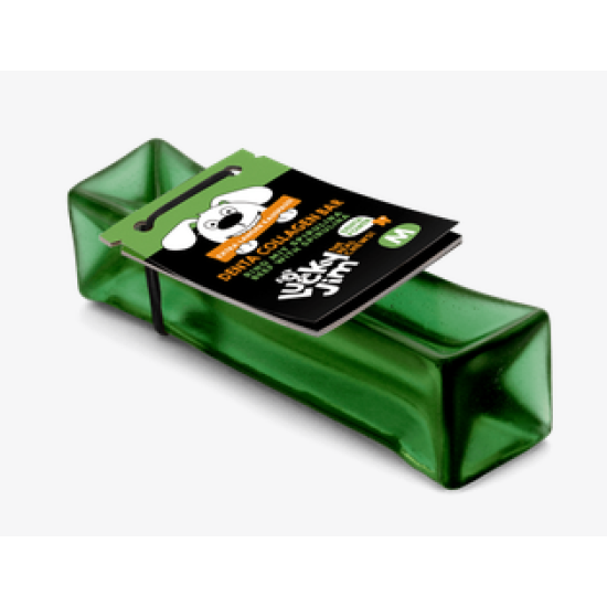Lucky Jim Denta Collagen Bar met Rund&Spirulina, M