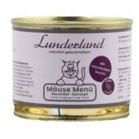 Lunderland Blik Kat Menu Muis